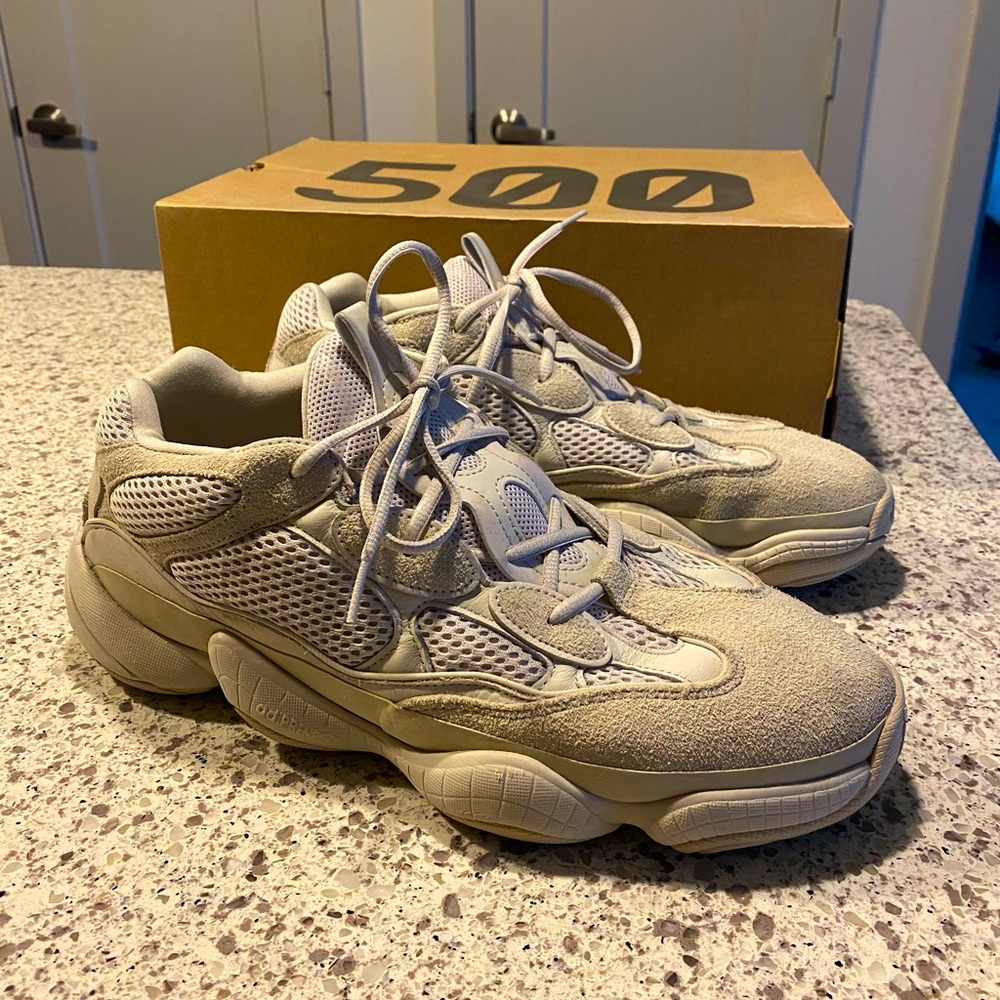 Yeezy 500 blush sneakers